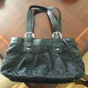 Black Coach handbag